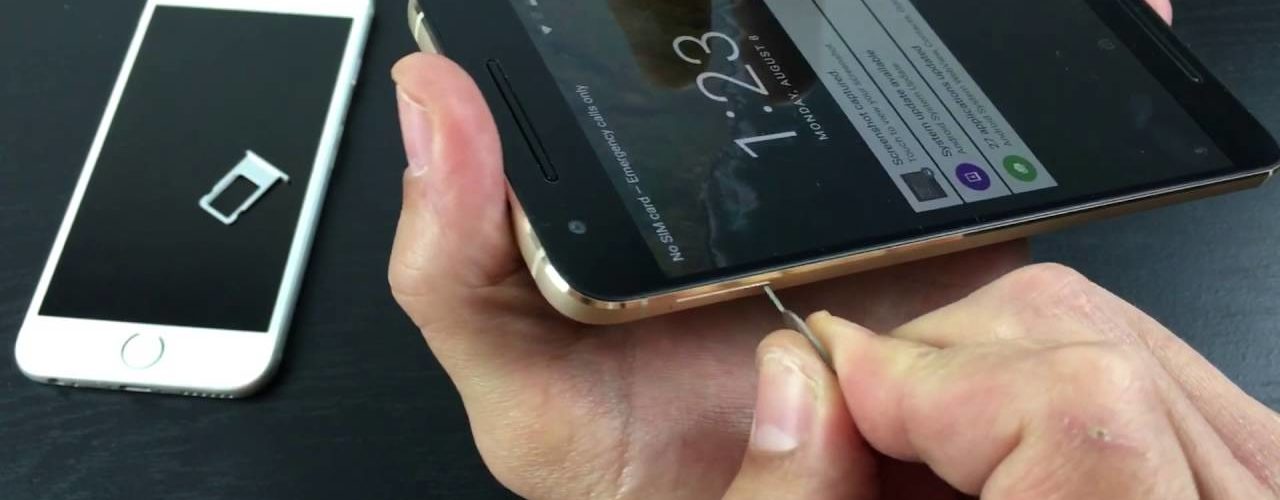 How To Insert SIM card In Nexus 6P